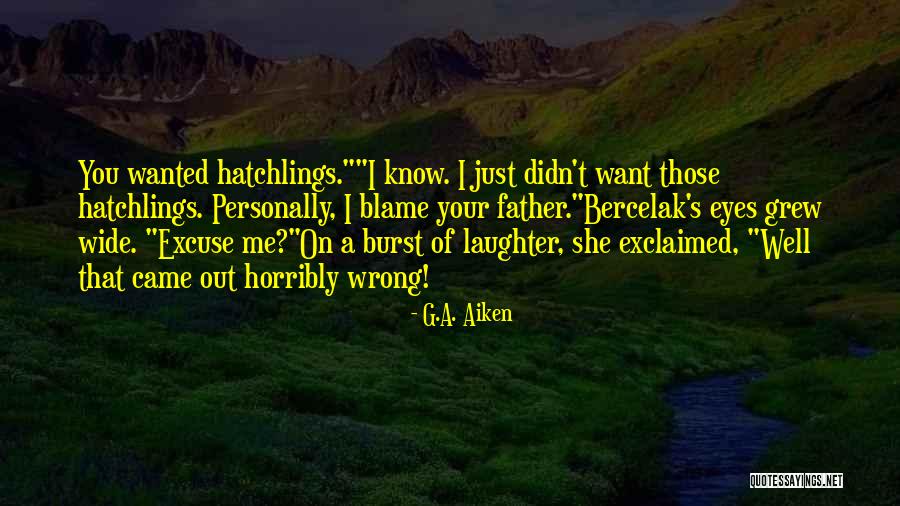 Children's Eyes Quotes By G.A. Aiken Children's Eyes Quotes By G.A. Aiken