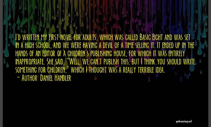 Children's Hands Quotes By Daniel Handler