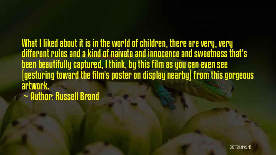 Children's Innocence Quotes By Russell Brand