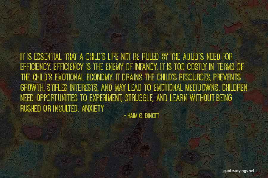 Children's Interests Quotes By Haim G. Ginott