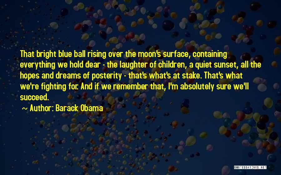 Children's Laughter Quotes By Barack Obama