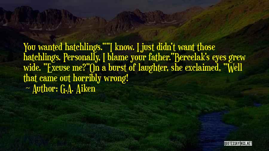 Children's Laughter Quotes By G.A. Aiken