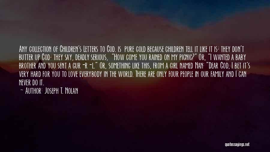 Children's Letters To God Quotes By Joseph T. Nolan