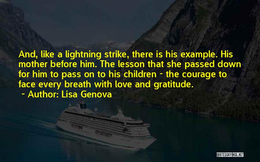 Children's Love For Mother Quotes By Lisa Genova