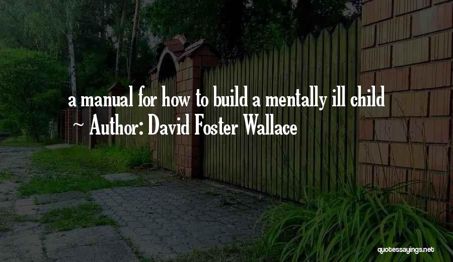 Children's Mental Health Quotes By David Foster Wallace