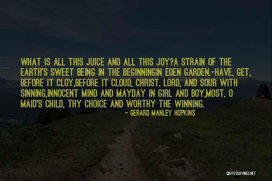 Children's Mind Quotes By Gerard Manley Hopkins