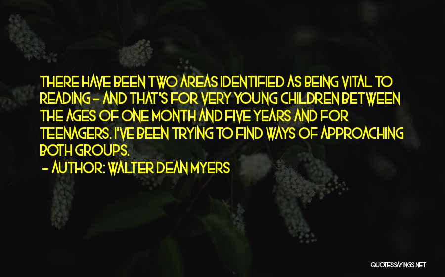 Children's Reading Quotes By Walter Dean Myers