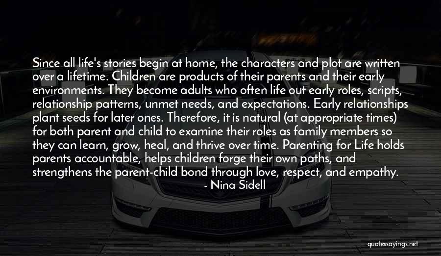 Children's Respect For Parents Quotes By Nina Sidell