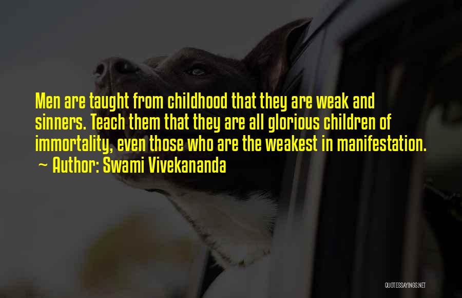 Children's Strength Quotes By Swami Vivekananda