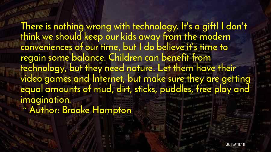 Child's Imagination Quotes By Brooke Hampton