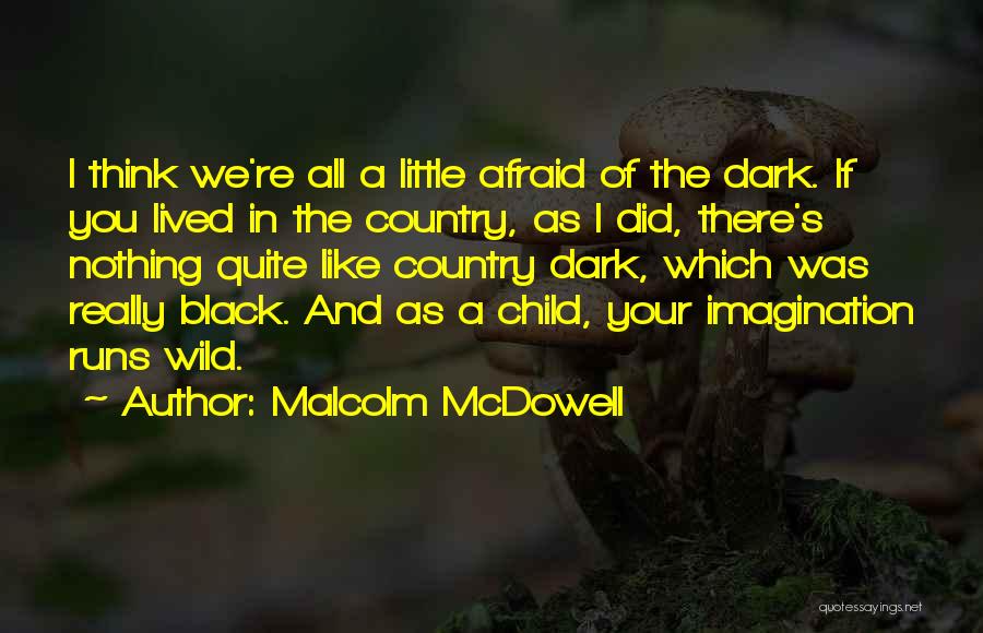 Child's Imagination Quotes By Malcolm McDowell