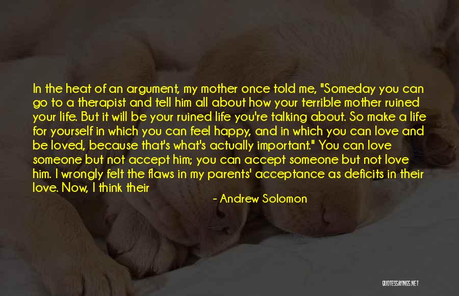 Child's Love For Parents Quotes By Andrew Solomon