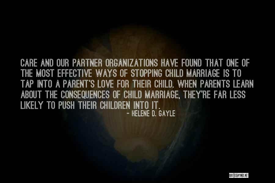 Child's Love For Parents Quotes By Helene D. Gayle