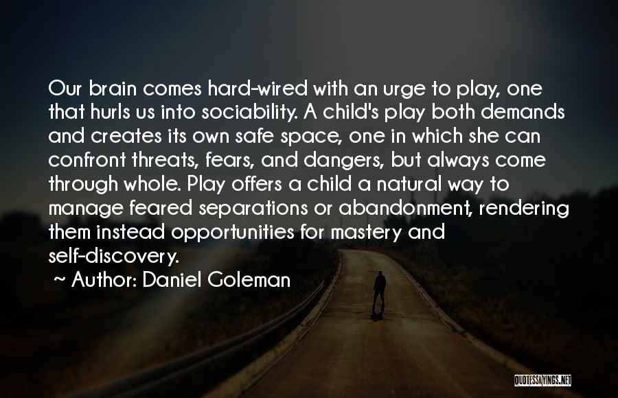 Child's Play Quotes By Daniel Goleman
