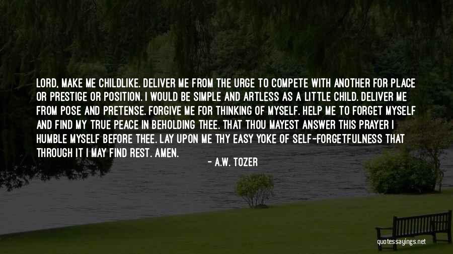 Child's Pose Quotes By A.W. Tozer