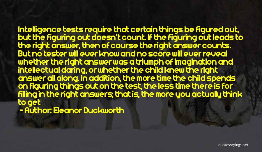 Child's Right To Education Quotes By Eleanor Duckworth