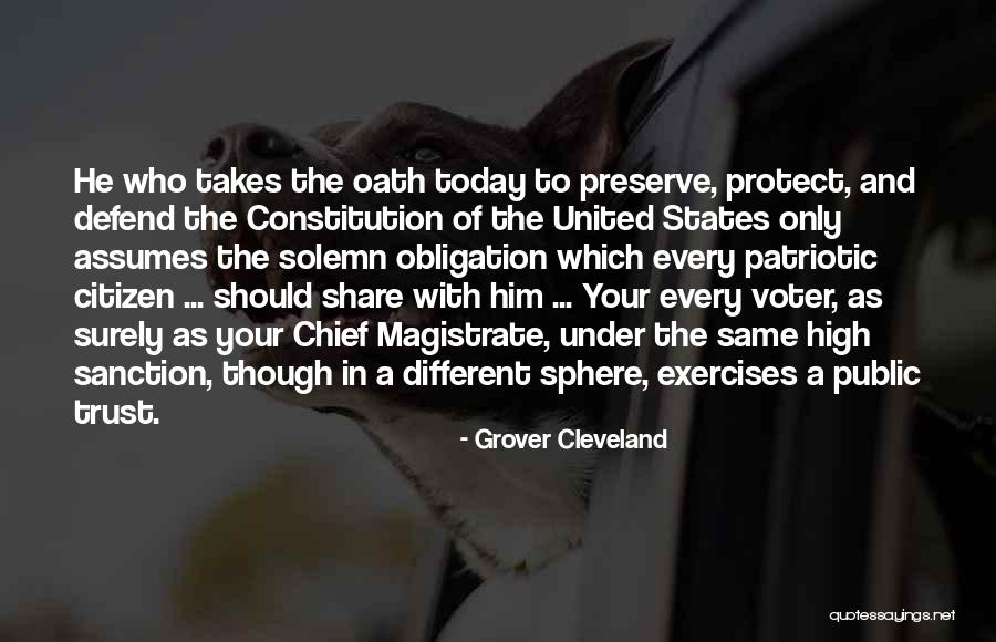 Chilei M Kus Quotes By Grover Cleveland Chilei M Kus Quotes By Grover Cleveland