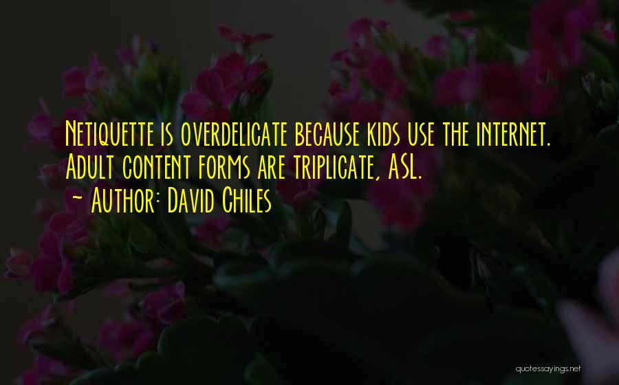 Chiles Quotes By David Chiles