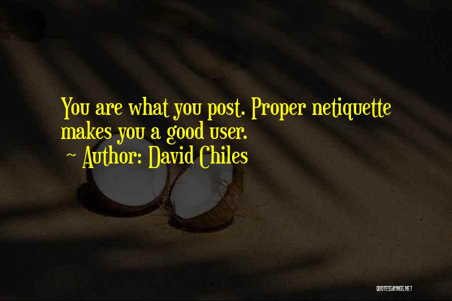 Chiles Quotes By David Chiles