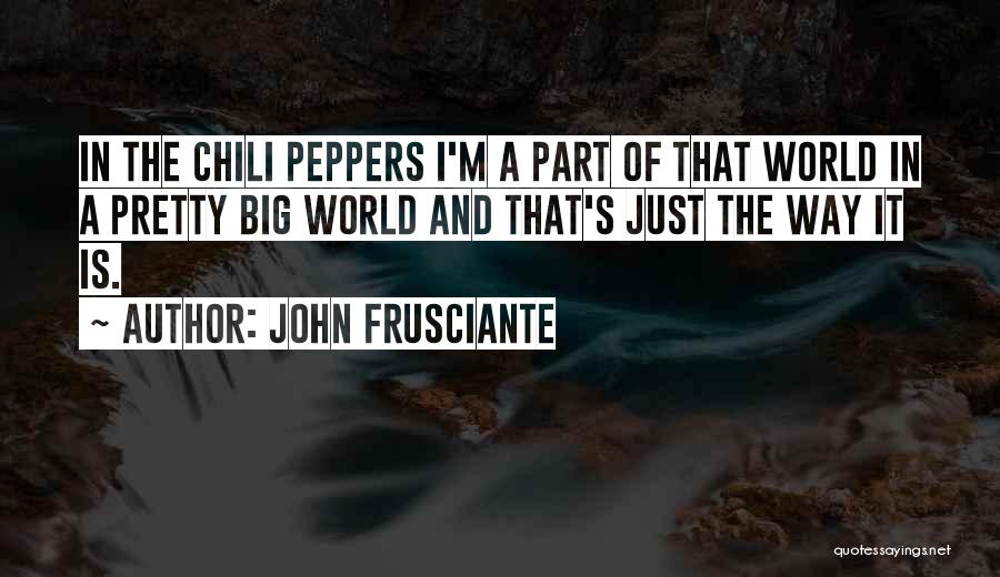 Chili Quotes By John Frusciante