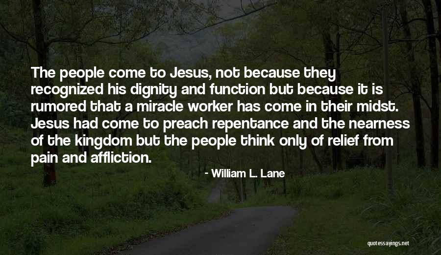 Chiliastic Define Quotes By William L. Lane