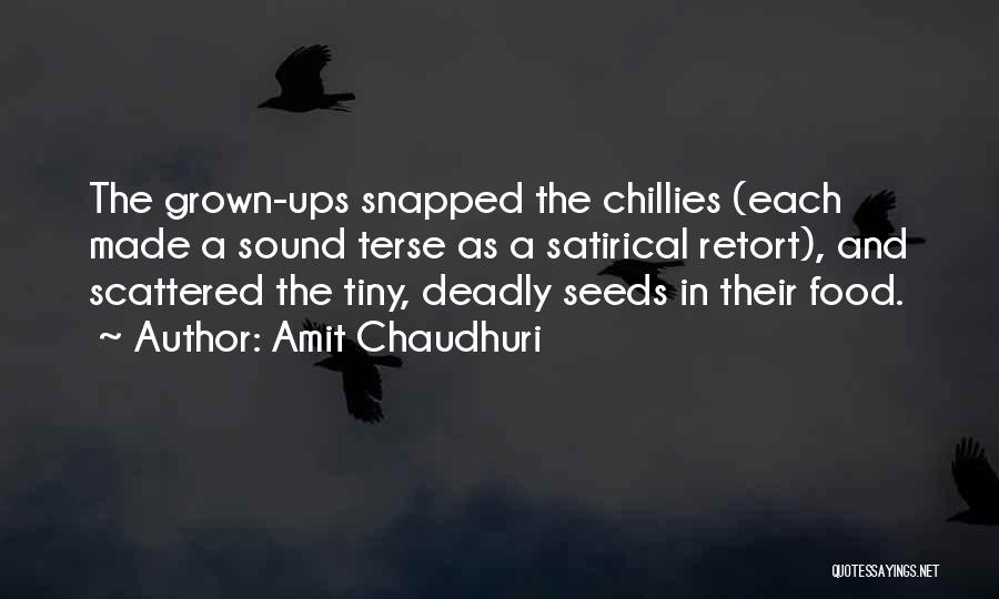 Chillies Quotes By Amit Chaudhuri