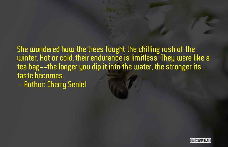 Chilling Cold Quotes By Cherry Seniel