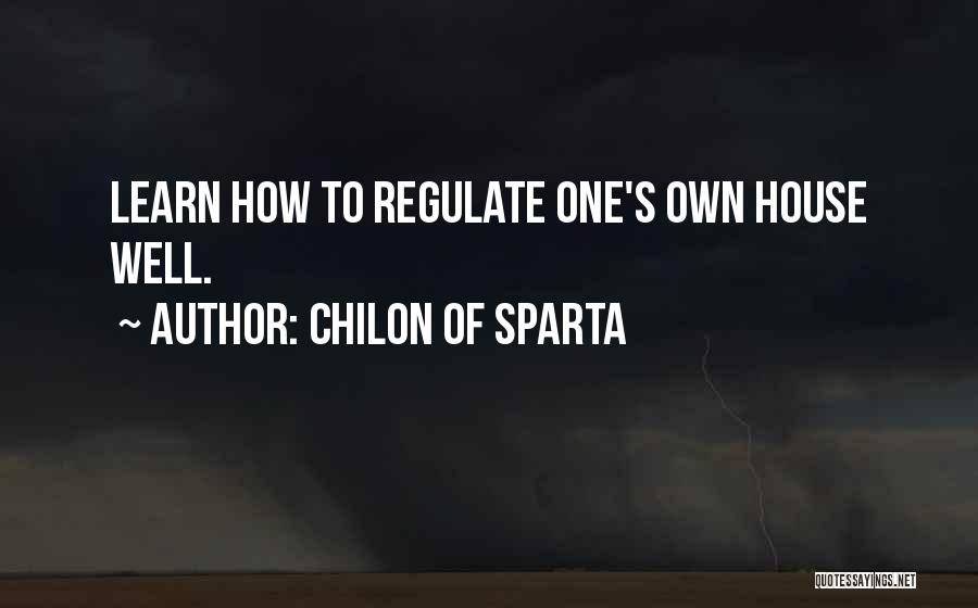 Chilon Of Sparta Quotes 1692834