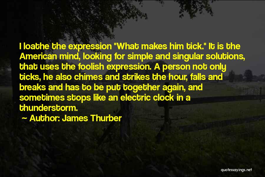 Chimes Quotes By James Thurber