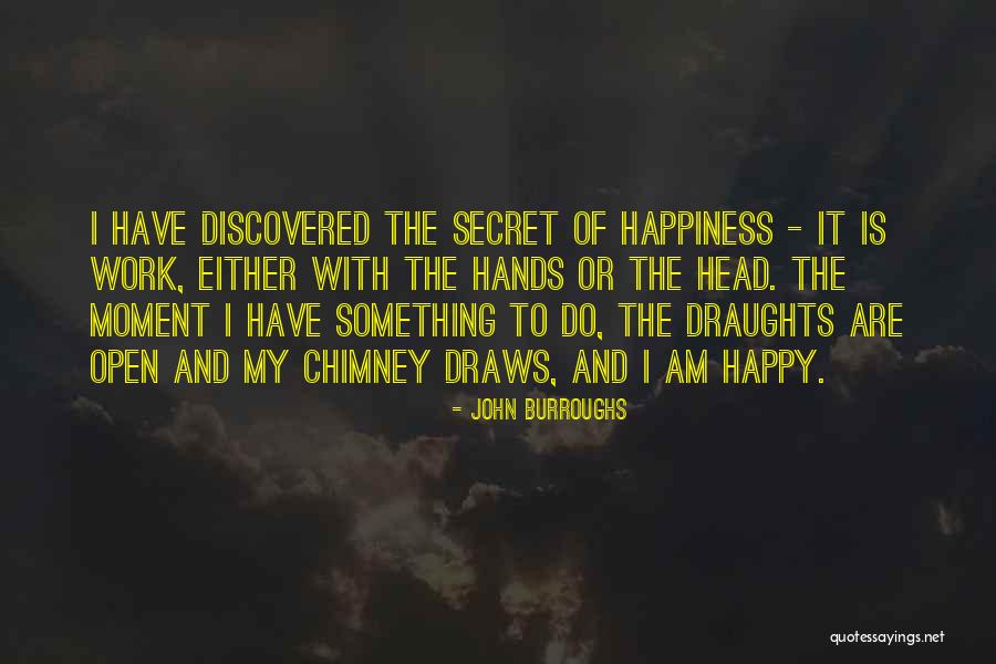 Chimney On Her Quotes By John Burroughs Chimney On Her Quotes By John Burroughs