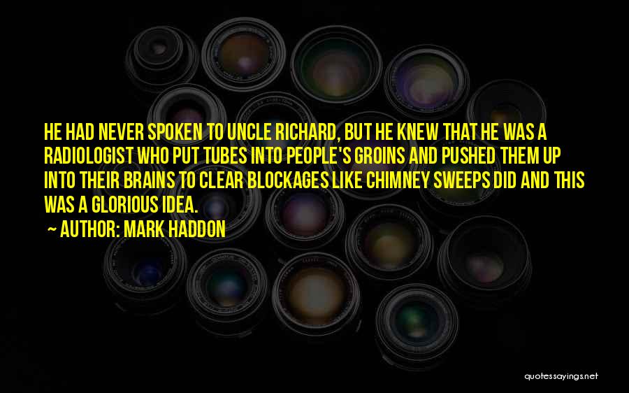 Chimney Quotes By Mark Haddon