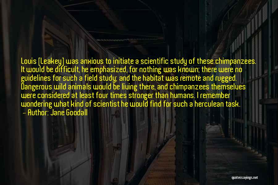 Chimpanzees By Jane Goodall Quotes By Jane Goodall