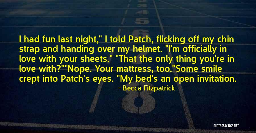 Chin Strap Quotes By Becca Fitzpatrick Chin Strap Quotes By Becca Fitzpatrick