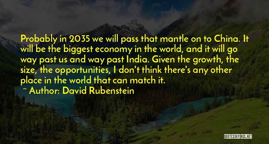 China And Us Quotes By David Rubenstein