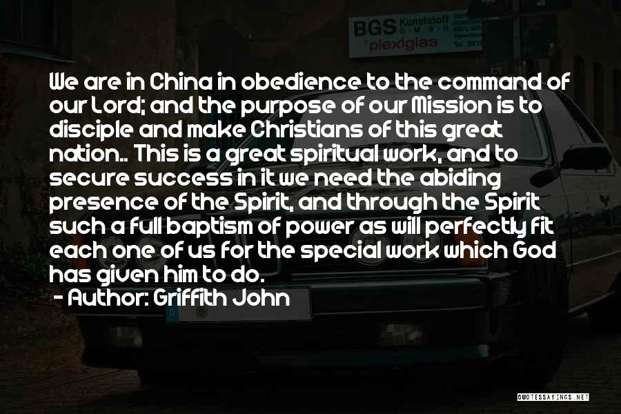 China And Us Quotes By Griffith John