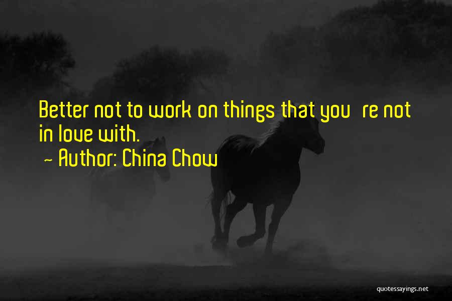 China Chow Quotes 843010