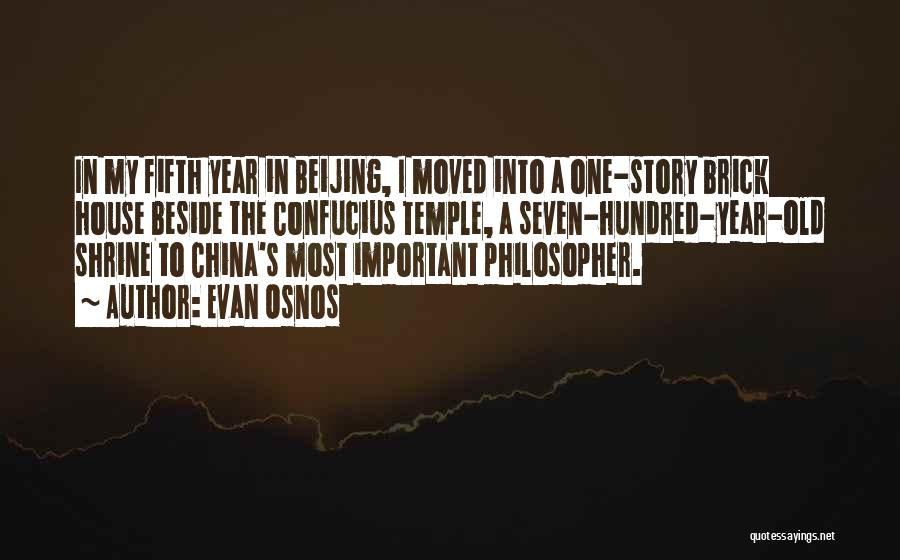 China Confucius Quotes By Evan Osnos