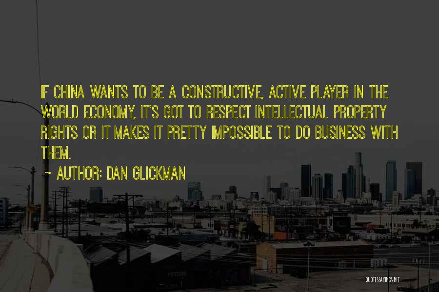 China Economy Quotes By Dan Glickman