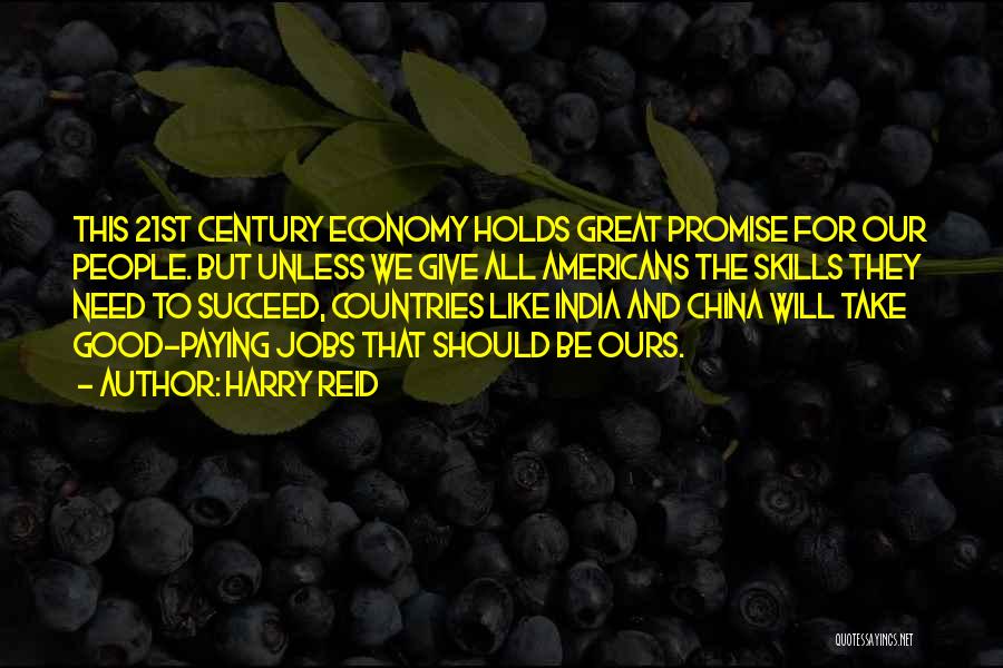 China Economy Quotes By Harry Reid