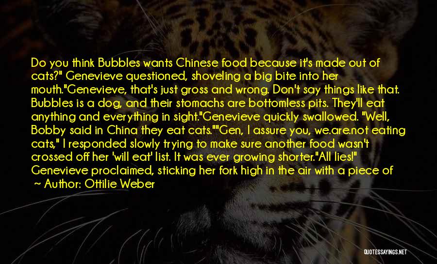 China Food Quotes By Ottilie Weber