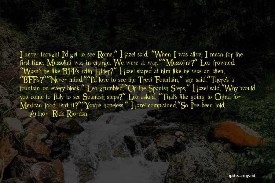 China Food Quotes By Rick Riordan