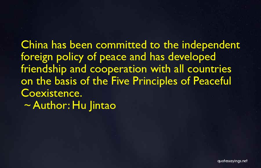 China Foreign Policy Quotes By Hu Jintao