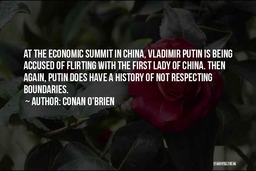 China History Quotes By Conan O'Brien