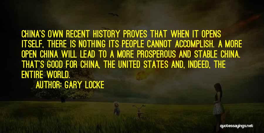 China History Quotes By Gary Locke