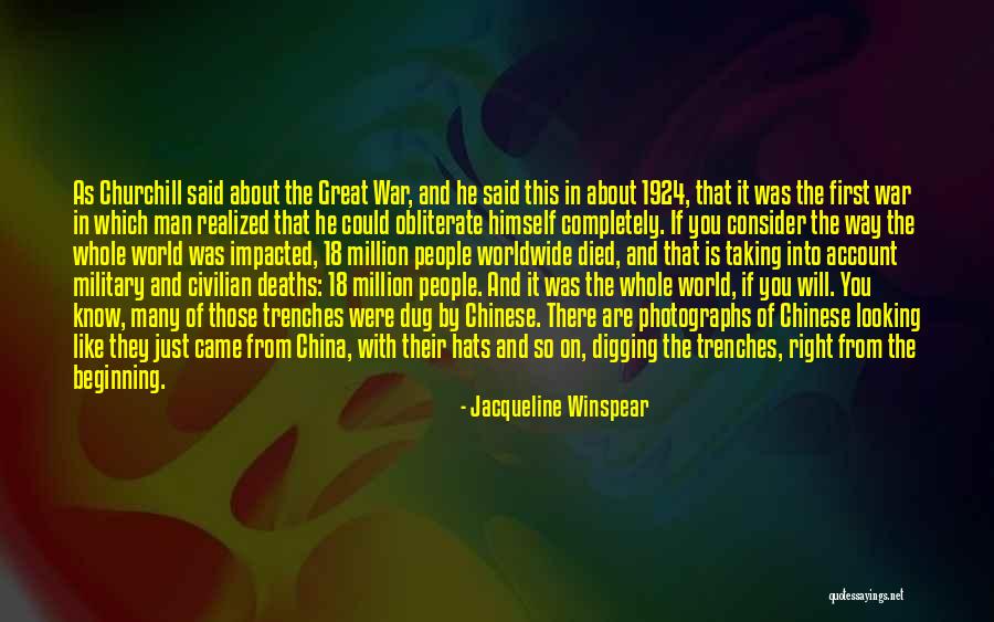 China Man Quotes By Jacqueline Winspear