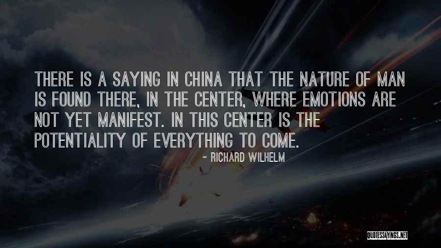 China Man Quotes By Richard Wilhelm