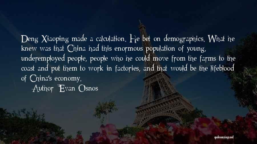 China Population Quotes By Evan Osnos
