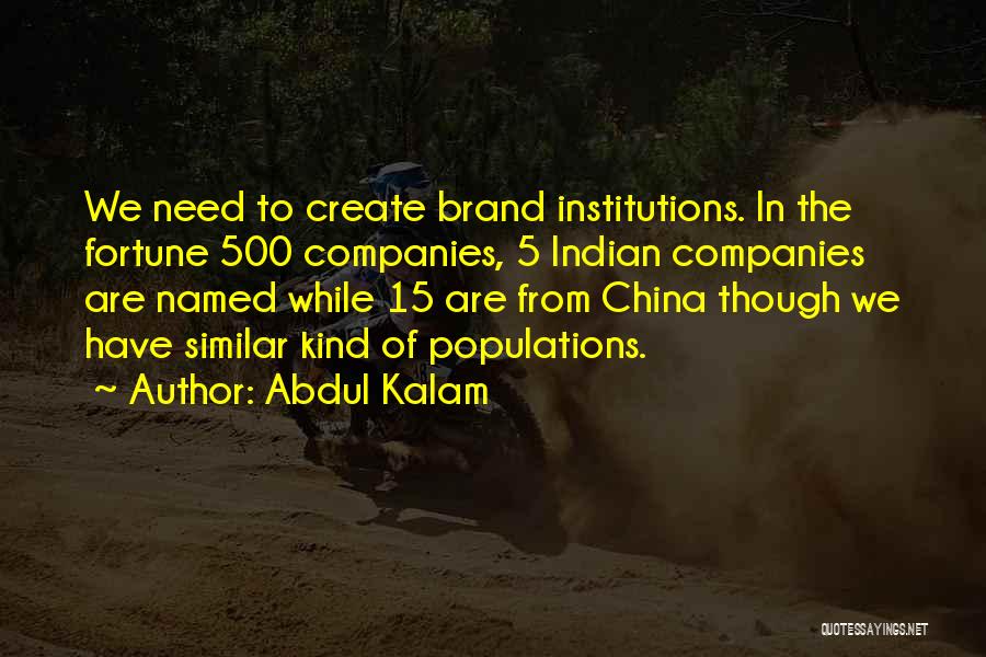 China Quotes By Abdul Kalam