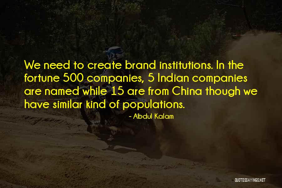 China Quotes By Abdul Kalam