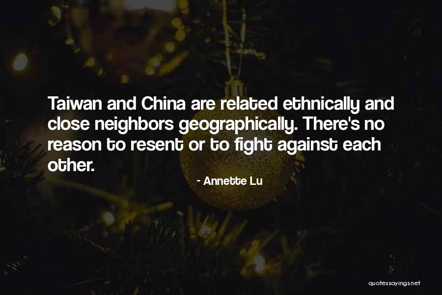 China Quotes By Annette Lu